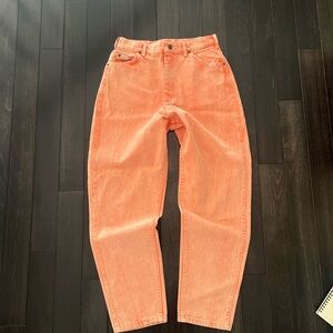 Lee Women's Orange Flare Jeans